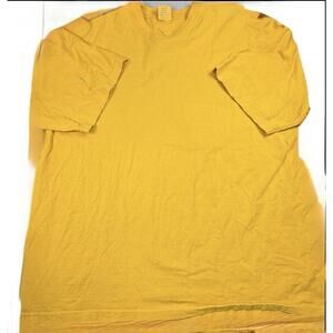 Empire Bigland Men's Yellow T-Shirt Crew Neck Short Sleeve Size 4XL